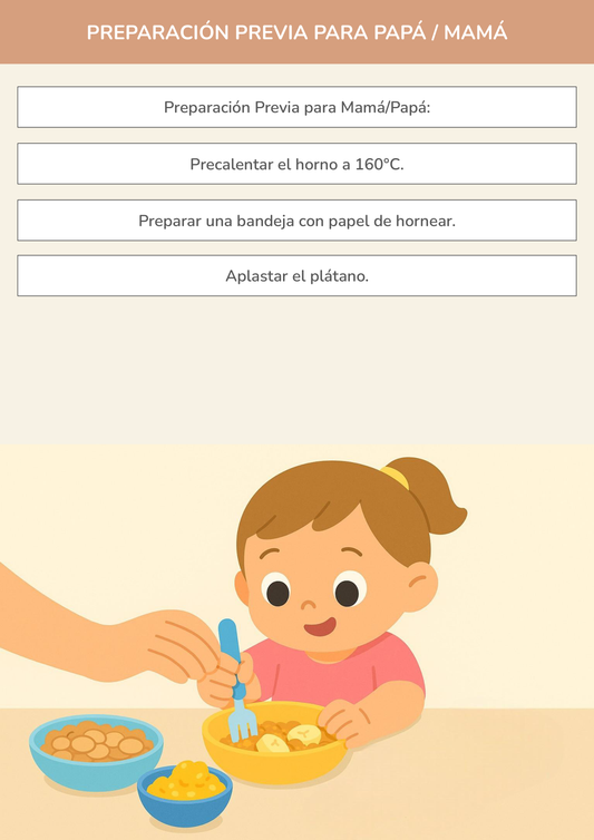 Niño usando torre de aprendizaje mientras realiza la actividad galletas de cereal masticables en la cocina.