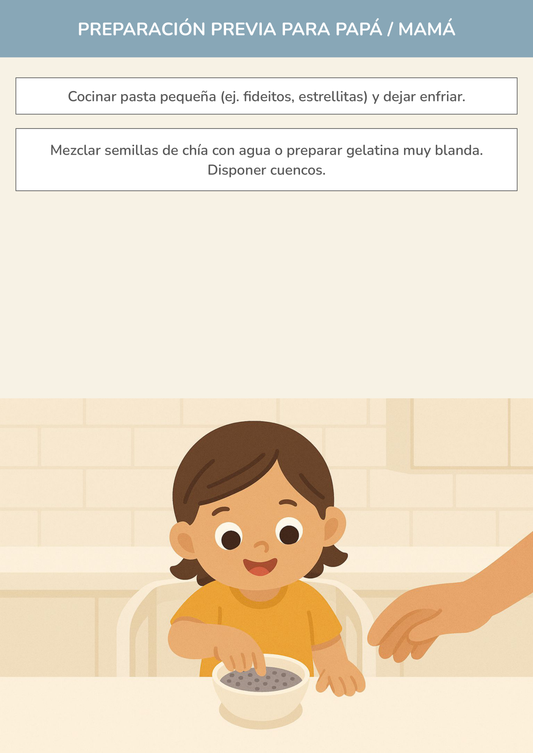 Niño usando torre de aprendizaje mientras realiza la actividad exploración de texturas resbaladizas en la cocina.