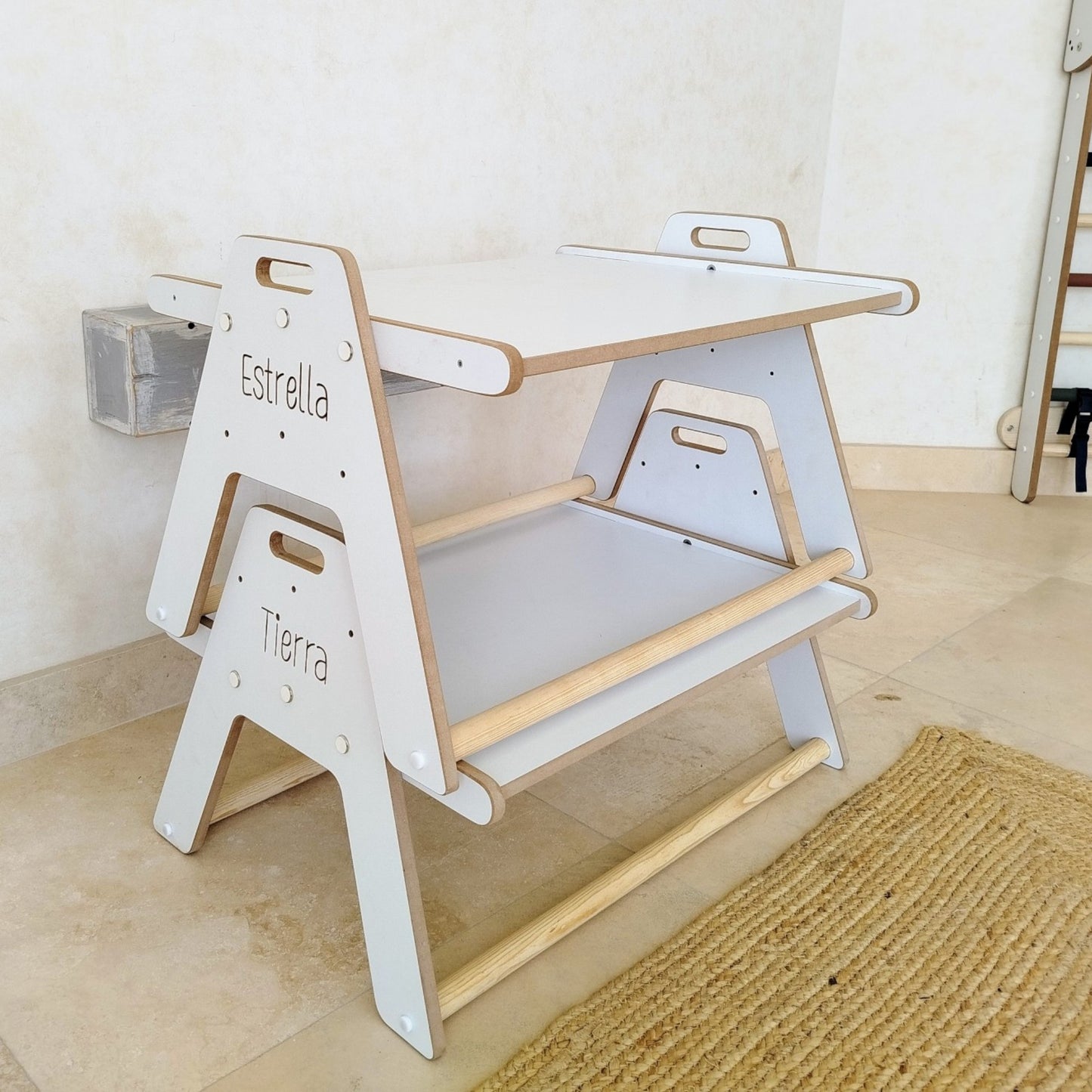 ZALU Mesa 2 alturas estilo Montessori (APILABLE)