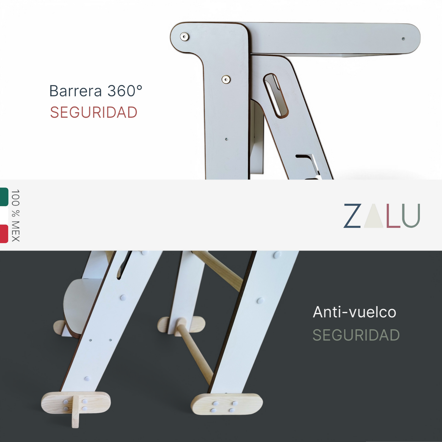 ZALU Torre de aprendizaje Plegable - NANO PROTECH