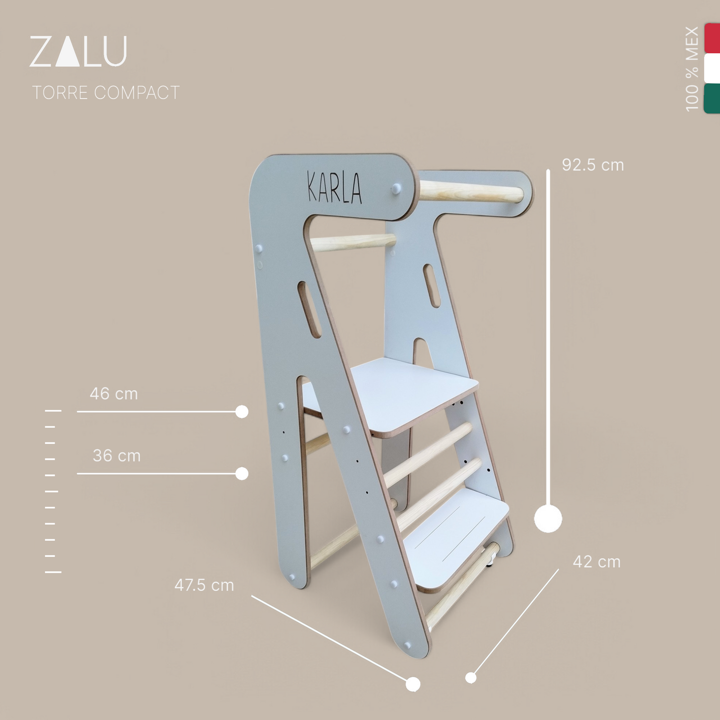 ZALU Torre de aprendizaje Compact.