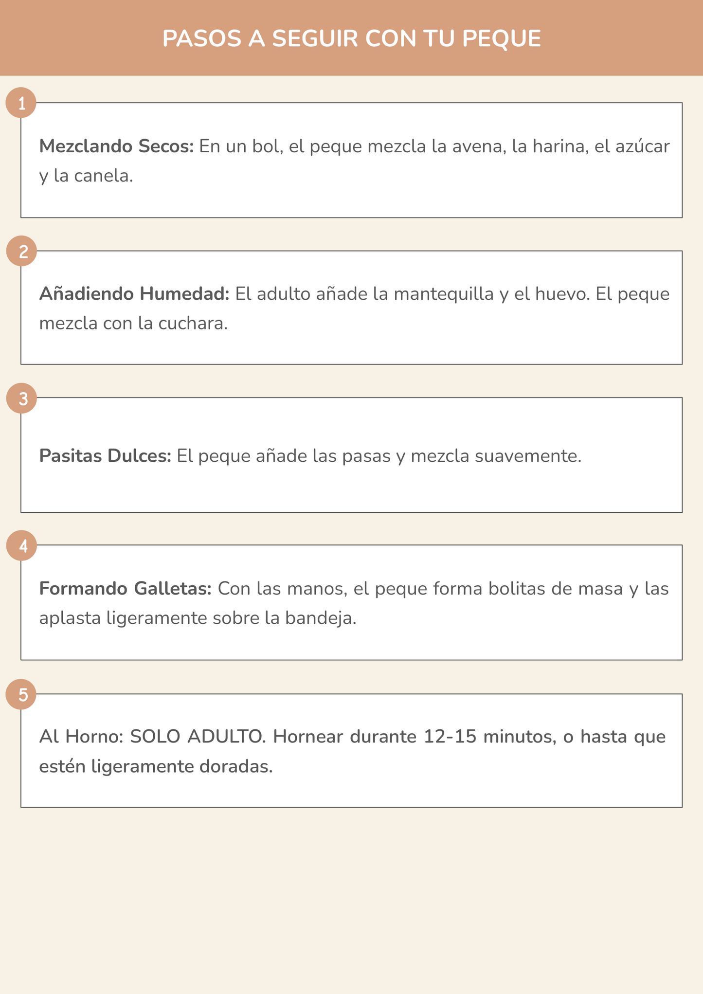 Niño usando torre de aprendizaje mientras realiza la actividad galletas de avena y pasas en la cocina.