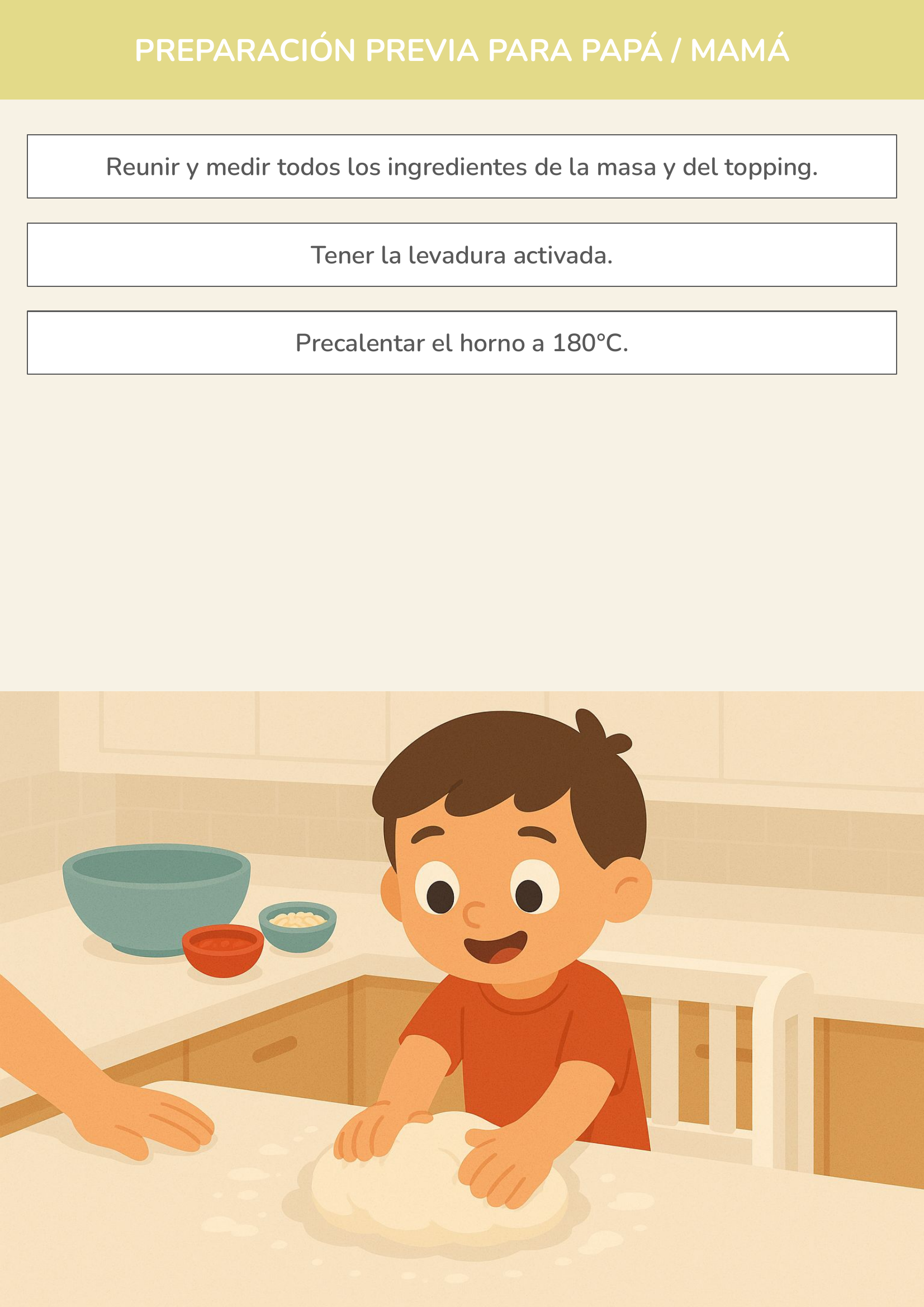Niño usando torre de aprendizaje mientras realiza la actividad chef de ensaladas creativas en la cocina.