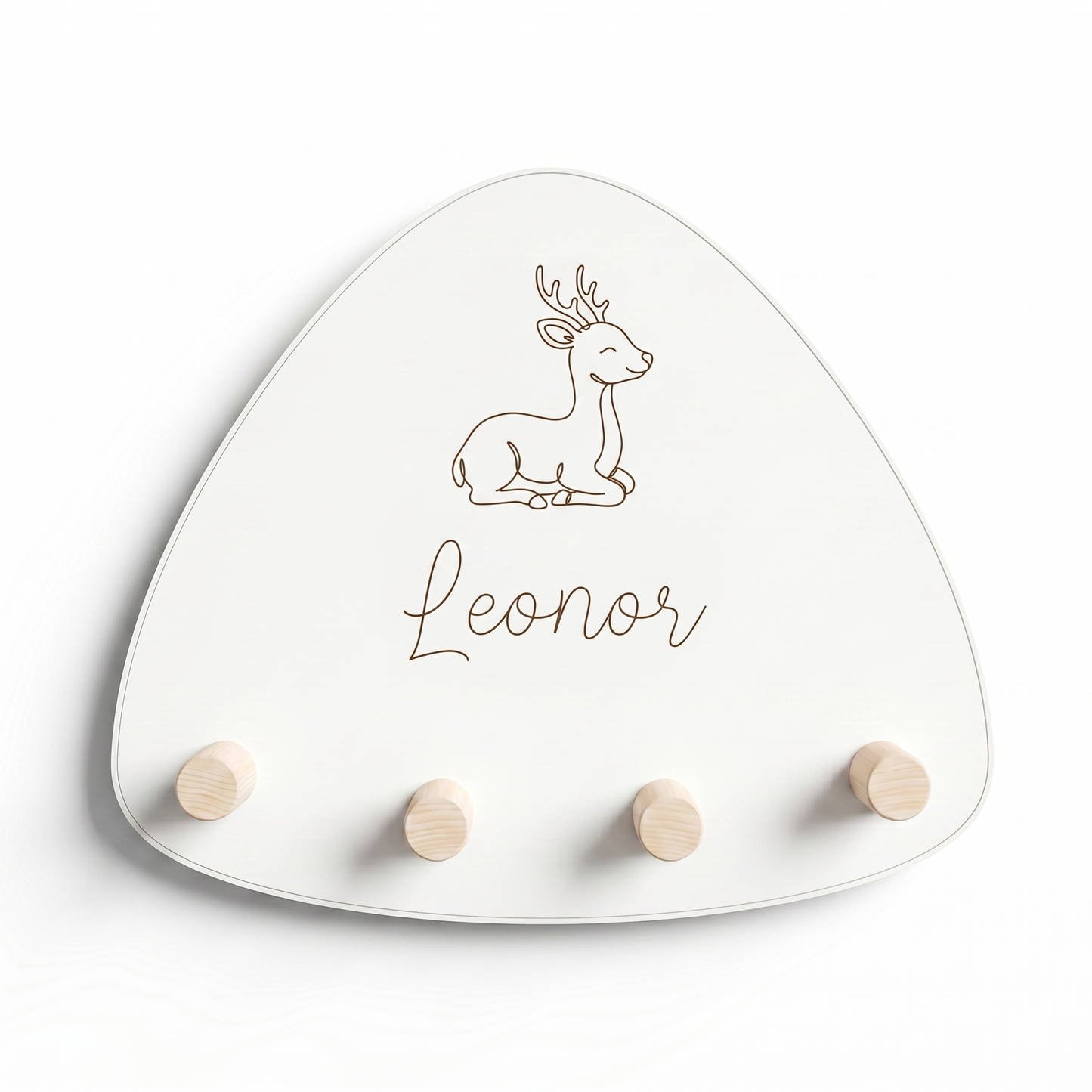 Perchero Infantil Montessori Personalizado - ZALU