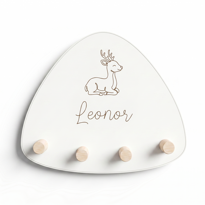 Perchero Infantil Montessori Personalizado - ZALU