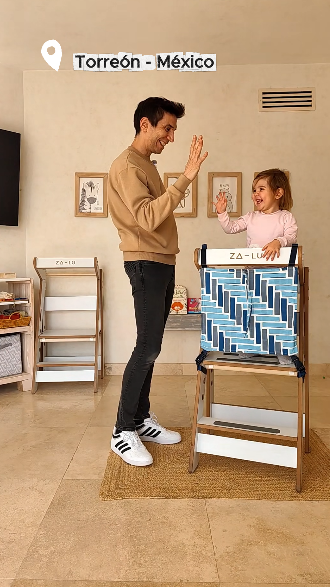 Me seguridad torre de aprendizaje montessori zalu